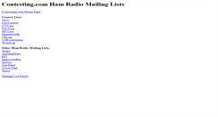 Desktop Screenshot of lists.contesting.com